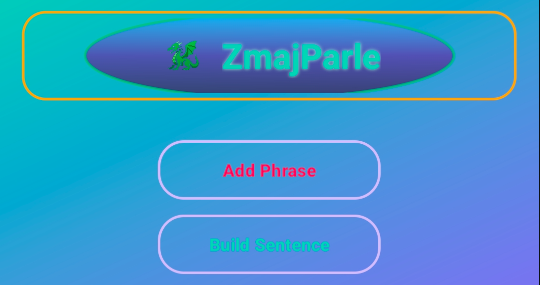 Android aplikacija ZmajParle za jezike